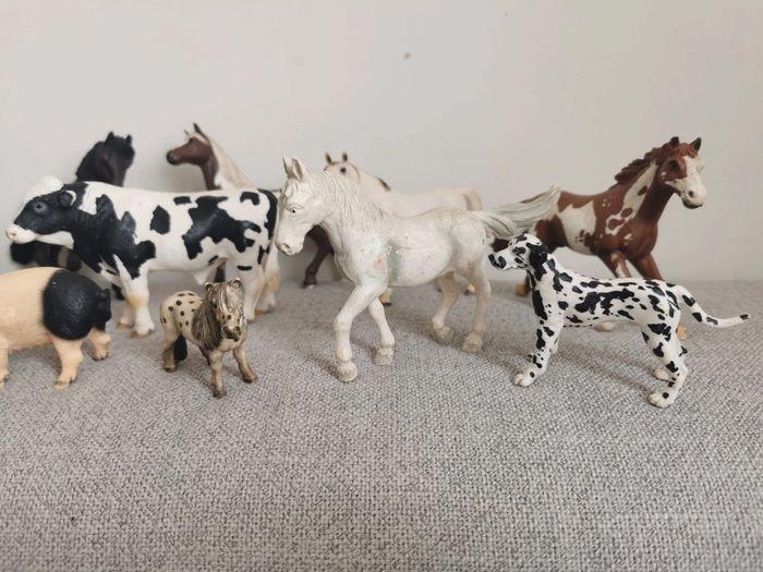 Lot de 16 figurines animaux ferme Schleich papo - photo numéro 5