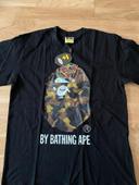 T-shirt A bathing ape Bape noir