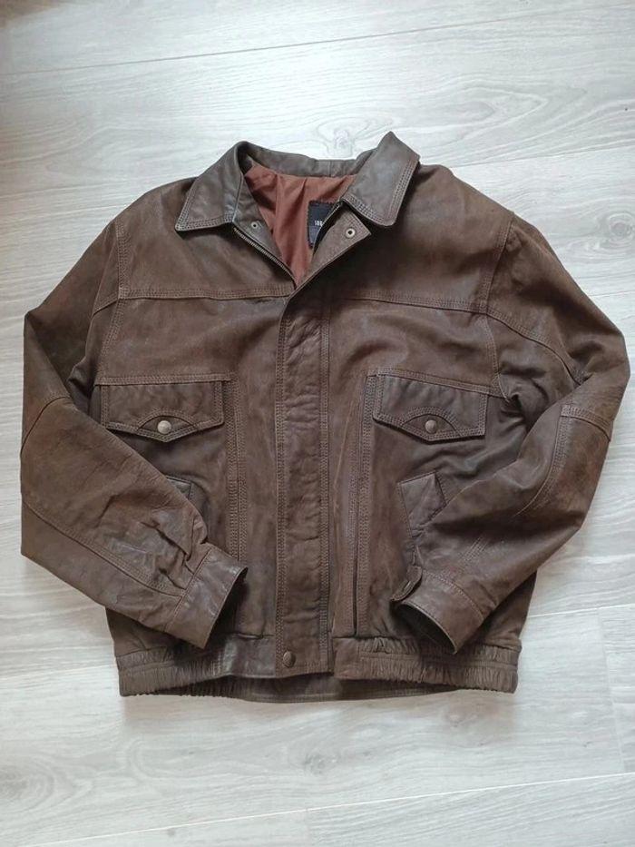 Veste en cuir Homme doublée - photo numéro 2