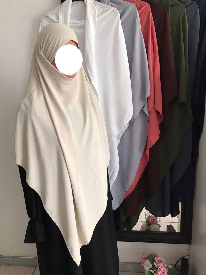 Khimar beige crème 1m20 🌸 - photo numéro 1