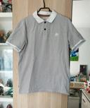 Polo gris clair et blanc neuf Timberland - Taille M