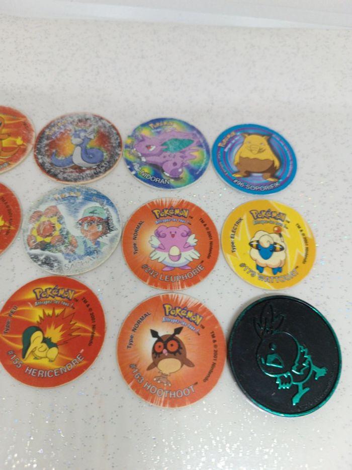 Pog pokémon Taz 50 51 tazo 66 2 80 36 13 83 67 caps Sacha minidrago leuphorie Salamèche soporifik - photo numéro 4