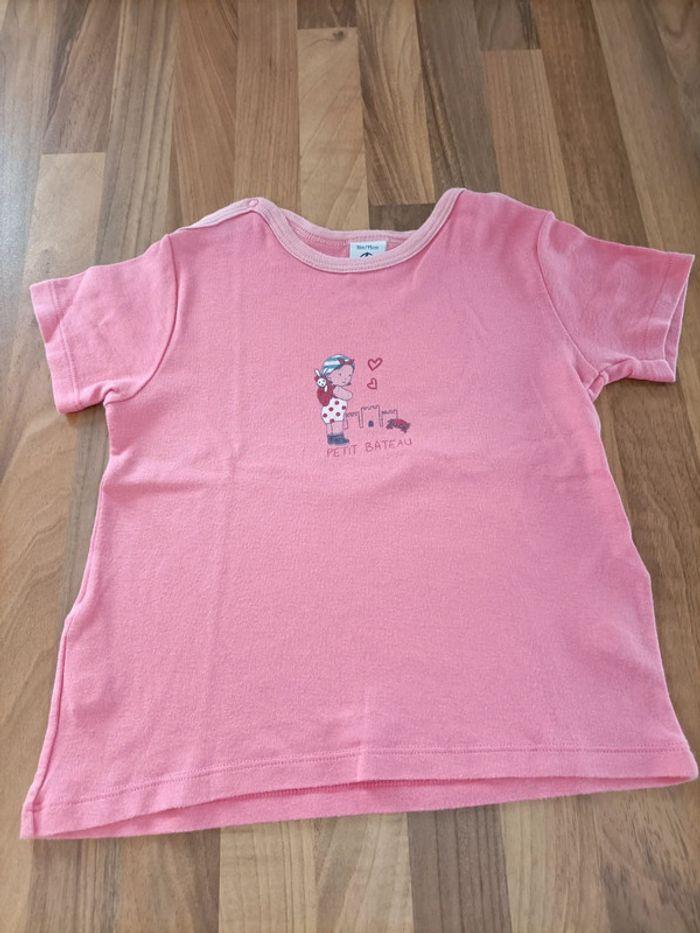 Maillot de corps rose petit bateau 3 ans - photo numéro 1