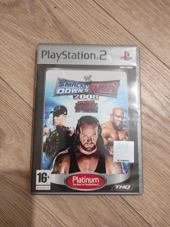 Jeu SmackDown VS RAW 2008 Ps2