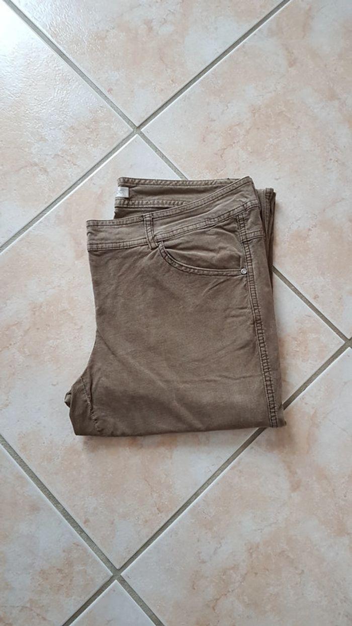 Pantalon Promod T40 marron - photo numéro 1