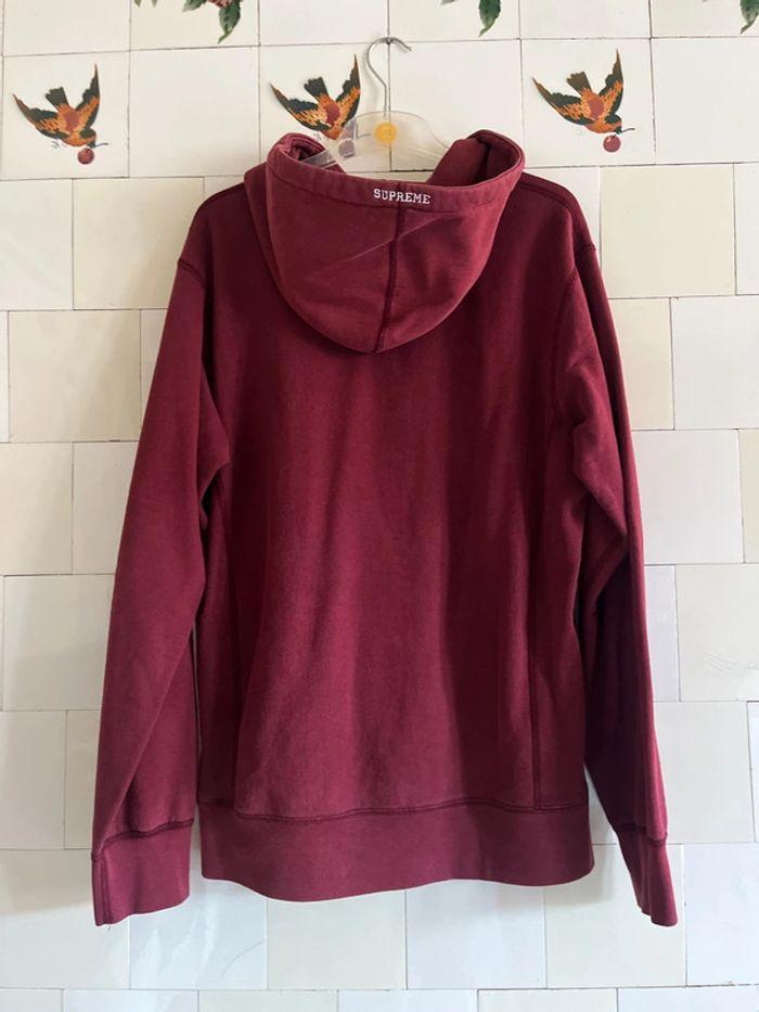 Hoodie Suprême Aliwharol Bordeaux - photo numéro 8