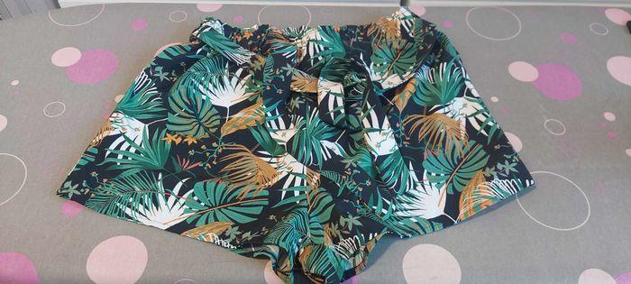 Joli lot de 2 shorts d'été femme fleuris Shein S dont 1 neuf - photo numéro 3