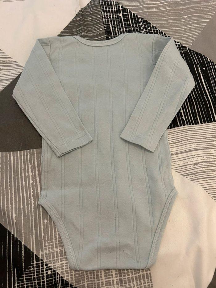 Body manches longues bleu Tex taille 12 m - photo numéro 4