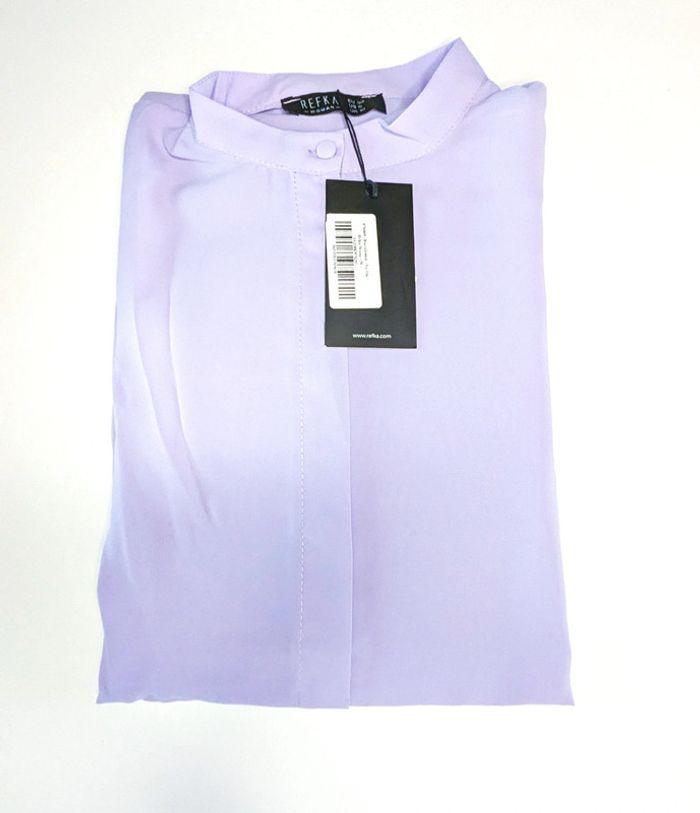 Blouse Lilas clair taille 38 - refka - photo numéro 7