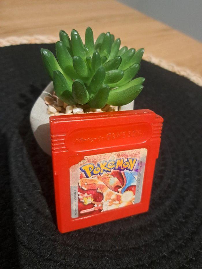 Jeu game boy Pokemon red édition