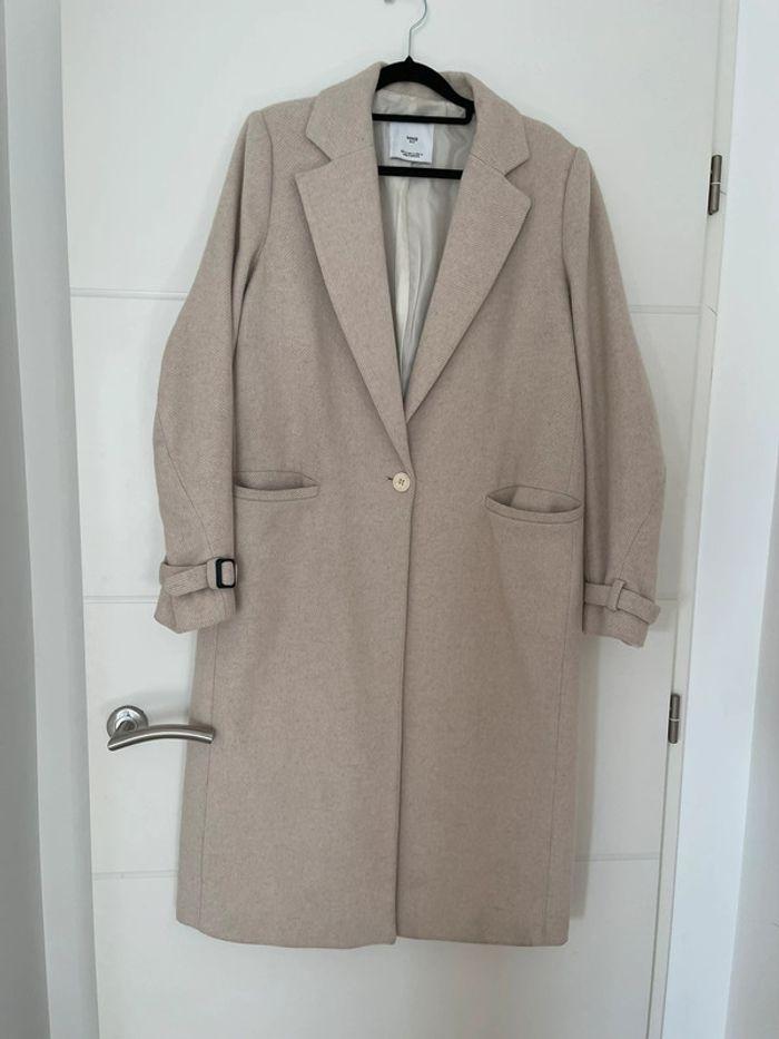 Manteau long crème Mango T.M - photo numéro 4