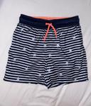 Short de bain ajustable rayé crabes plage piscine