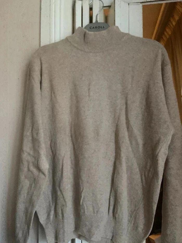 Pull en laine beige taille 38/40 - photo numéro 1