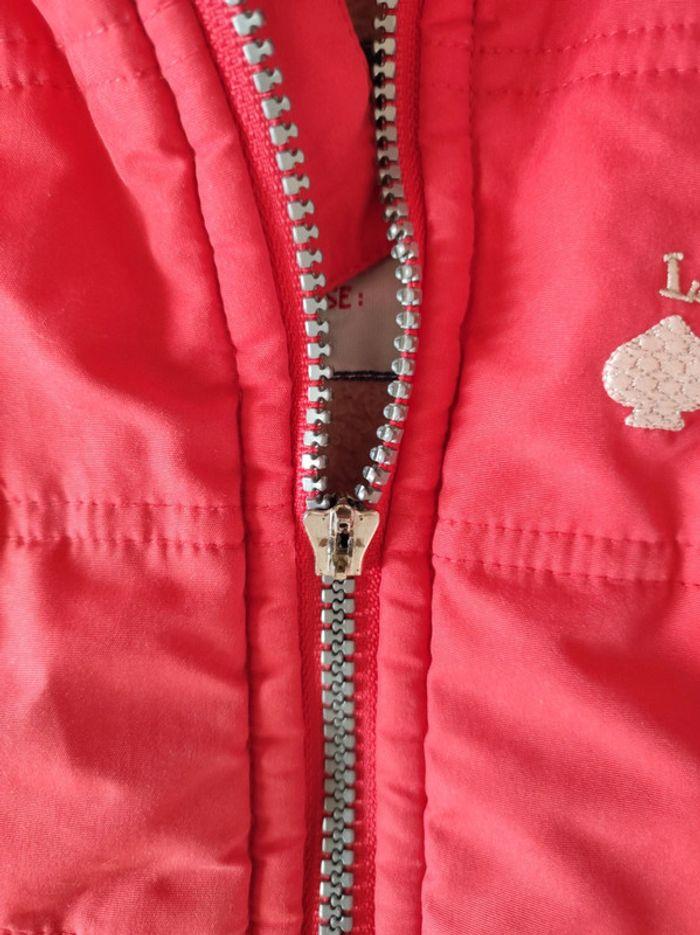 Manteau rouge corail fille 4 ans LCDP - photo numéro 10