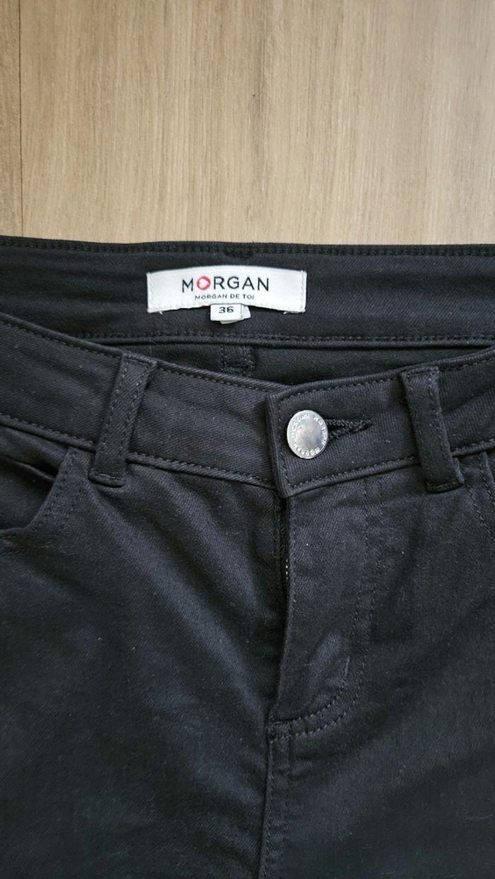 Jeans noir, taille 36, Morgan - photo numéro 2