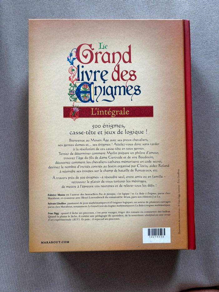 Le grand livre des énigmes l’intégrale - photo numéro 2