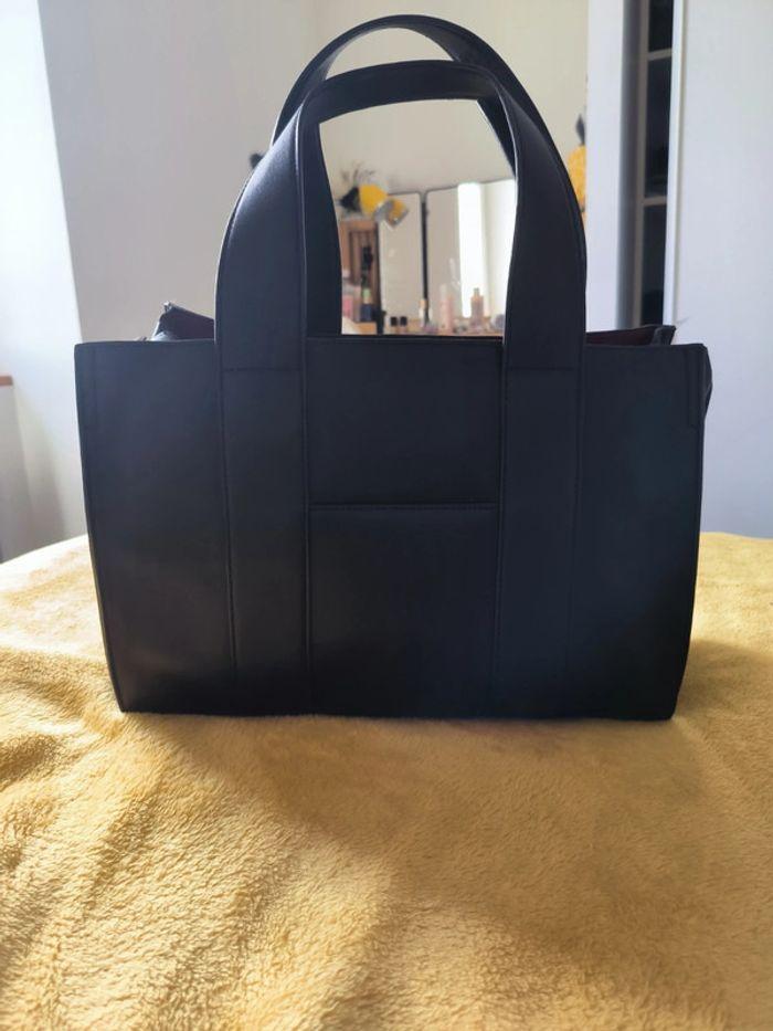 Sac en cuir noir - photo numéro 2