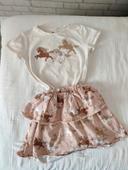 Ensemble jupe poney H&M 4/6 ans