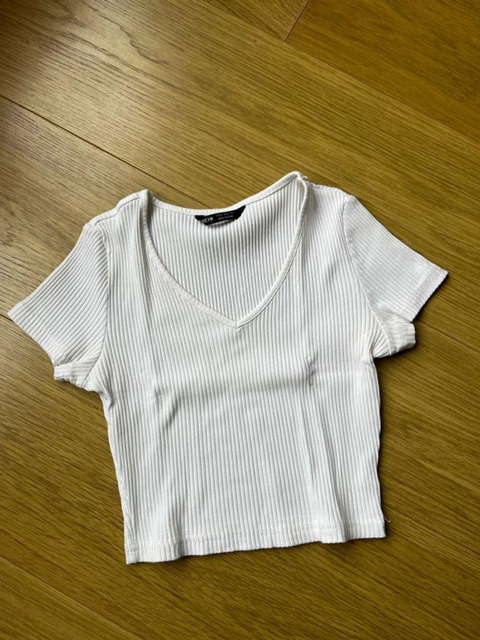 Teeshirt blanc Shein taille XS - photo numéro 1