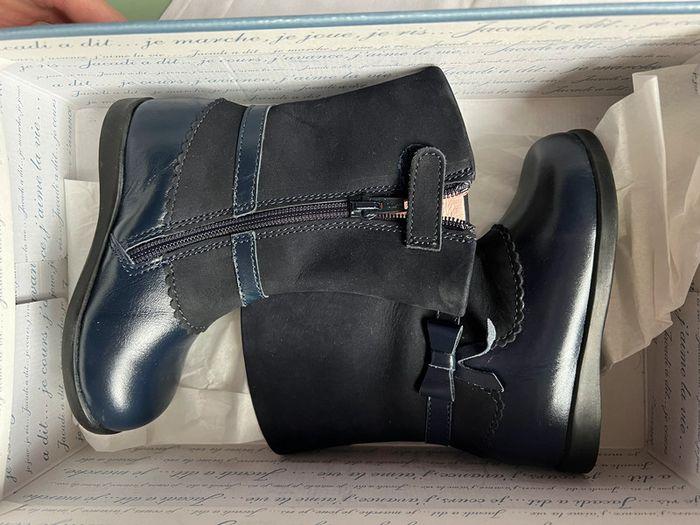 Bottes Jacadi 21 - Colerette marine - photo numéro 1