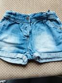 Short fille en jean