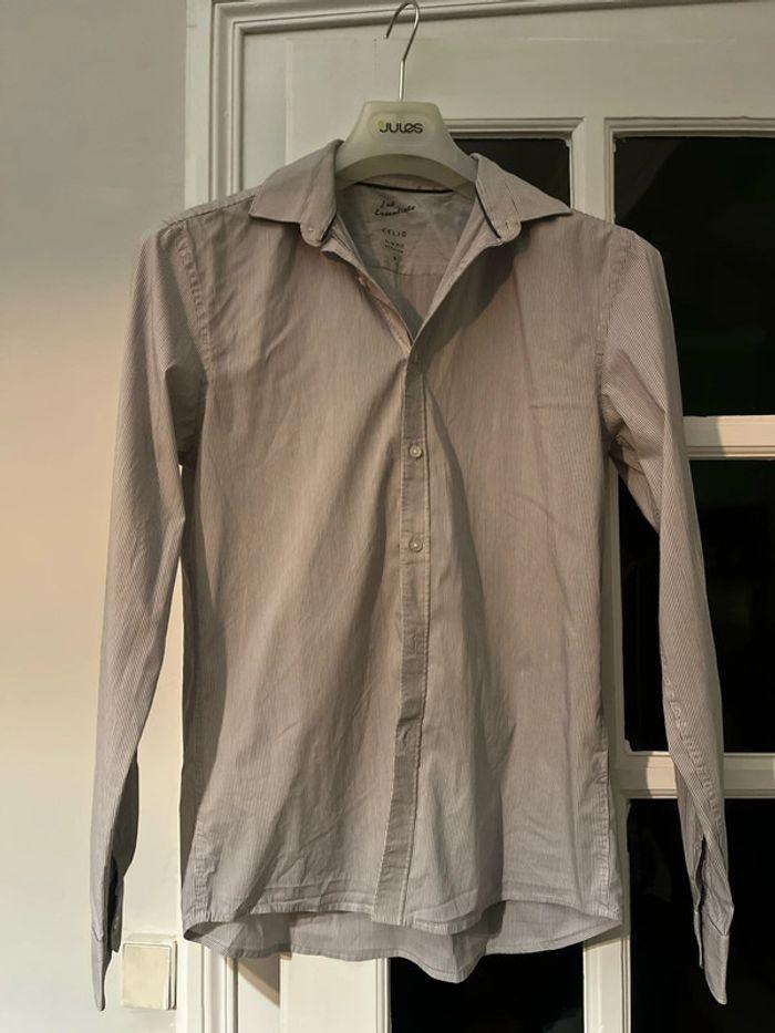 Chemise slim à rayures - photo numéro 1