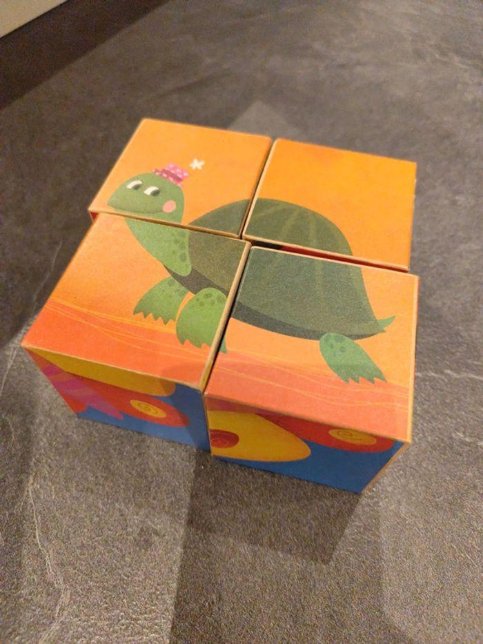 Très beau puzzle cube animaux - photo numéro 10