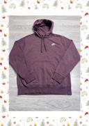 👕 Sweat à capuche Nike logo brodé Marron Taille S 👕