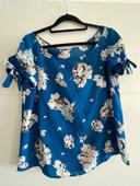 Blouse bleue Zara