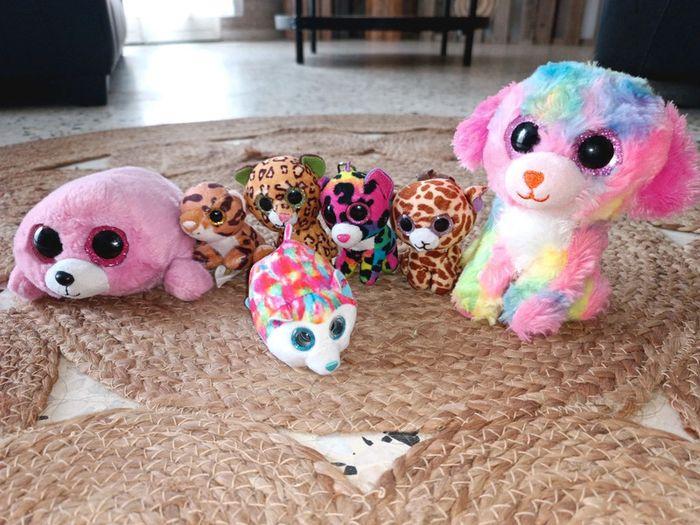 Lot de 7 peluches Ty - photo numéro 2