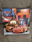 Livre avec  puzzles voitures  Cars 2 Disney