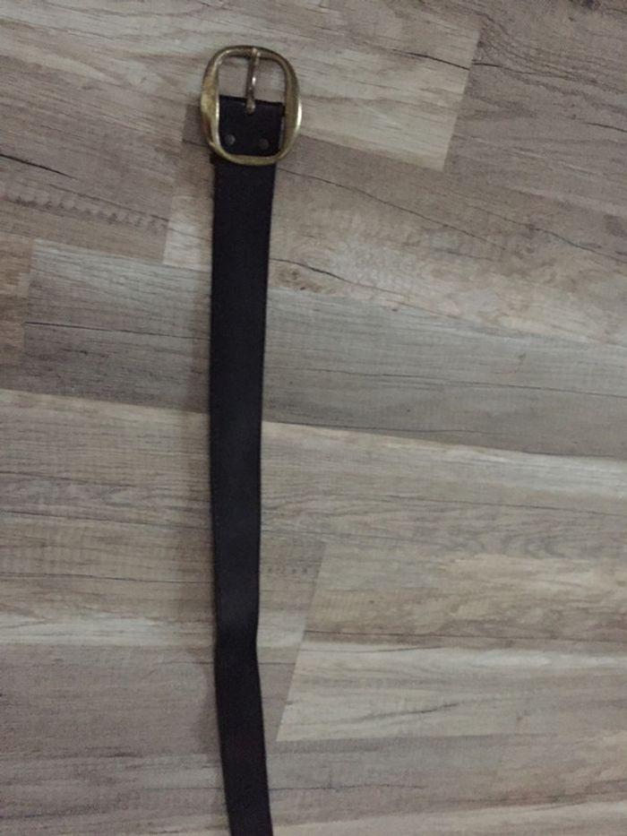 Ceinture cuir noire - photo numéro 1