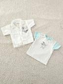 Lot de 2 hauts Pirate t-shirt + chemisette blancs T6M