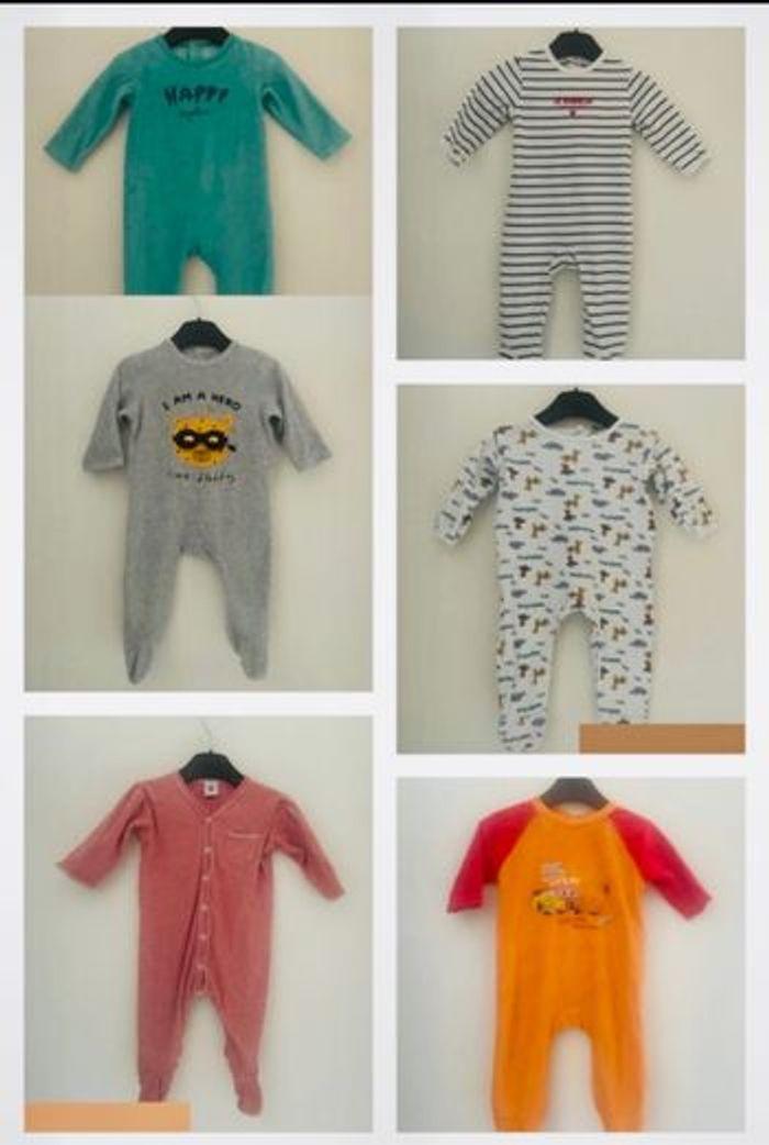 lot 6 pyjamas dors bien 6 mois différentes marques - photo numéro 1