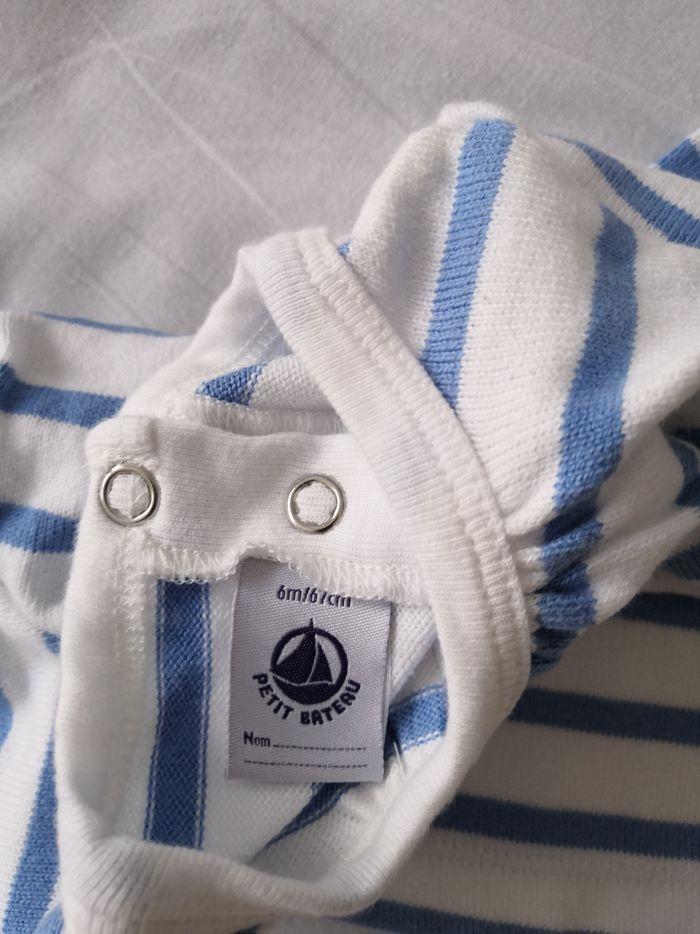 T shirt marinière petit bateau - photo numéro 4