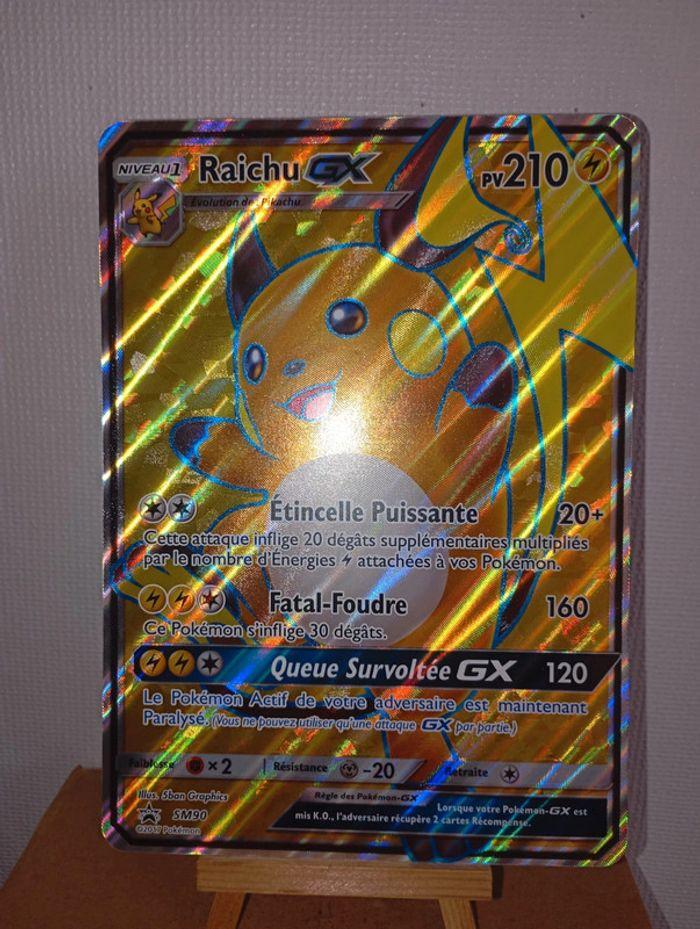 Carte Raichu GX vintage - photo numéro 5