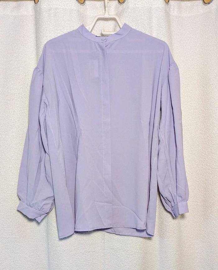 Blouse Lilas clair taille 38 - refka - photo numéro 1