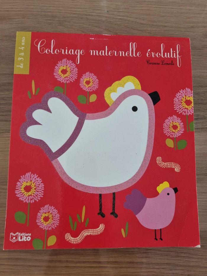 Cahier de coloriage maternelle évolutif - photo numéro 1