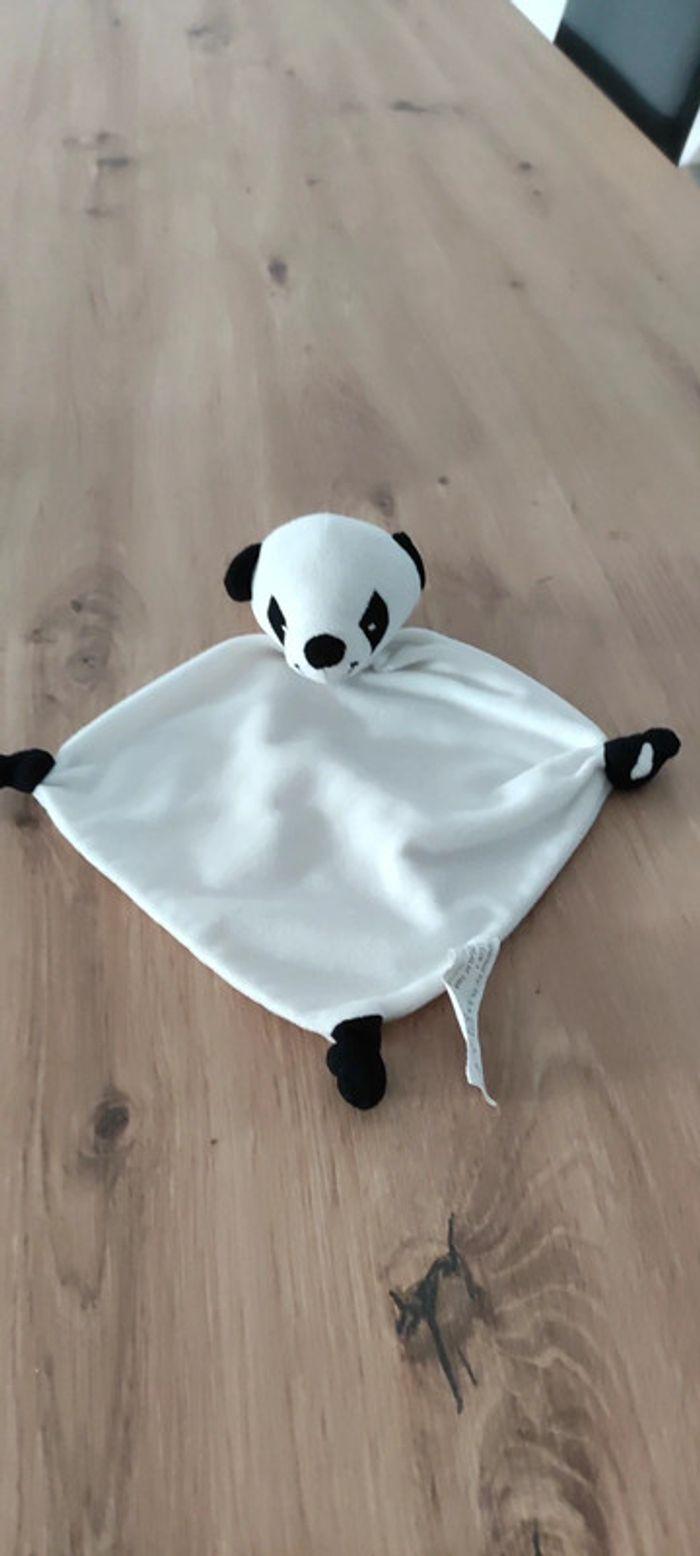 Doudou plat panda - photo numéro 1