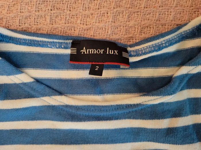 t-shirt Armor-Lux bleu taille 2 - photo numéro 3