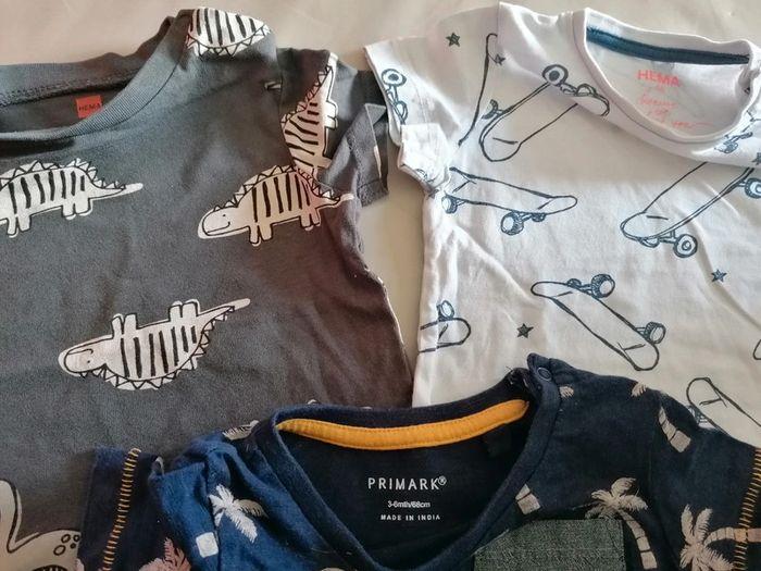 Lot de 3 tee shirts 6 mois - photo numéro 2