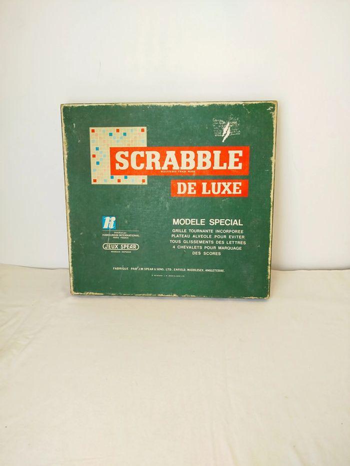 Jeu de société plateau lettres familial et éducatif Scrabble de luxe haubourdin spear’s games - photo numéro 2