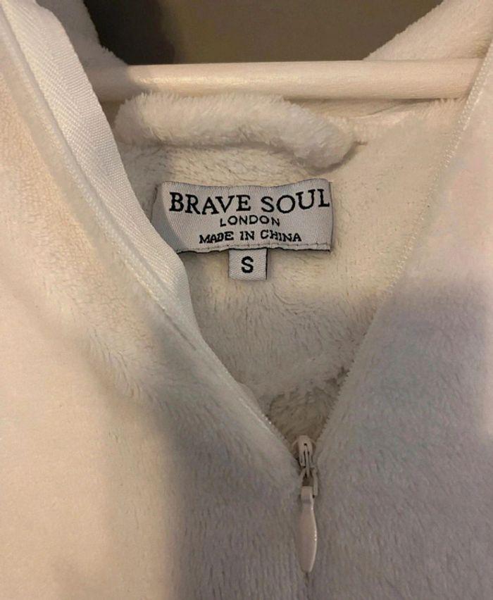 Pilou pilou blanc taille S brave soul - photo numéro 5