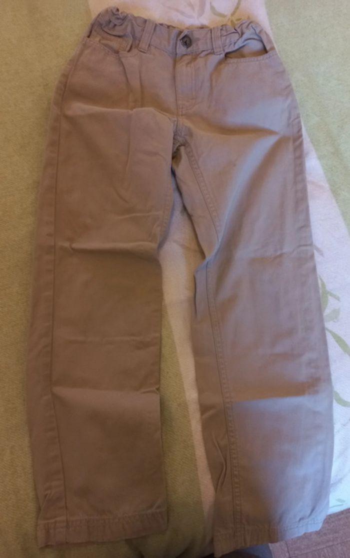 Jolie pantalon beige 9-10 ans - photo numéro 2