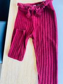 Pantalon bordeaux fille