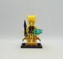 🥷 Figurine Naruto Shippûden - Naruto Uzumaki Mode Chakra de Kyûbi - (Style Lego) 🥷