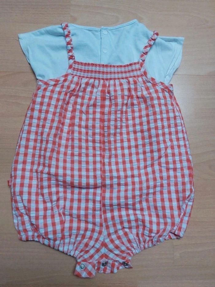 Ensemble combi short et tee short fille 3ans - photo numéro 3