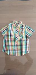 Chemise manche courte taille 4 ans