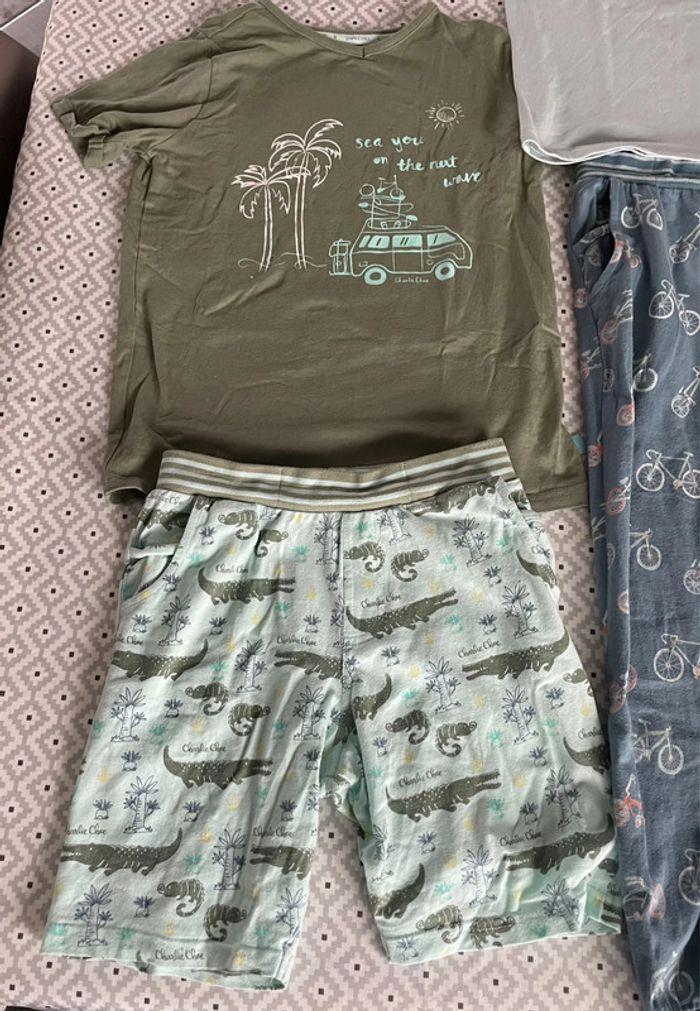 Lot de 2 pyjamas 6-8 ans garçon pour mi saison. - photo numéro 2