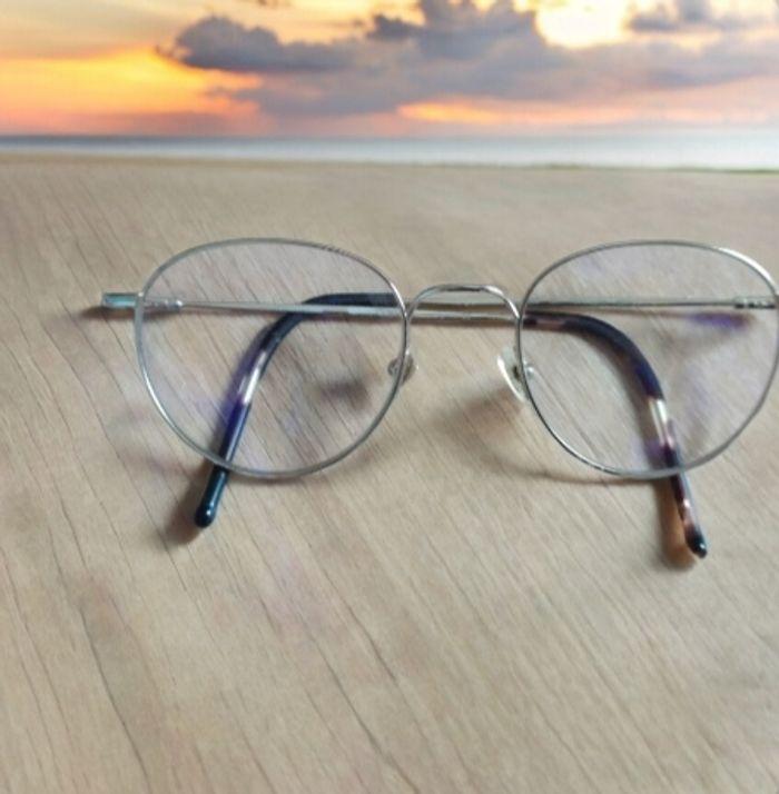 Lunettes de vue métal dorée - photo numéro 1